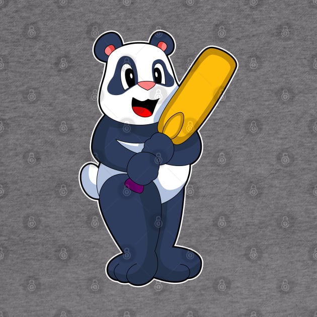 Panda Cricket Cricket bat by Markus Schnabel